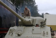 Перевозка танка из музея техники Вадима Задорожного