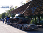 Перевозка танков по Москве