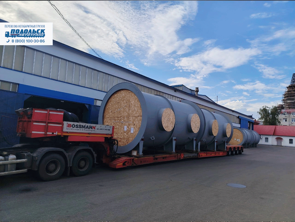 Перевозка газоходов из Тамбовской области в Курскую область