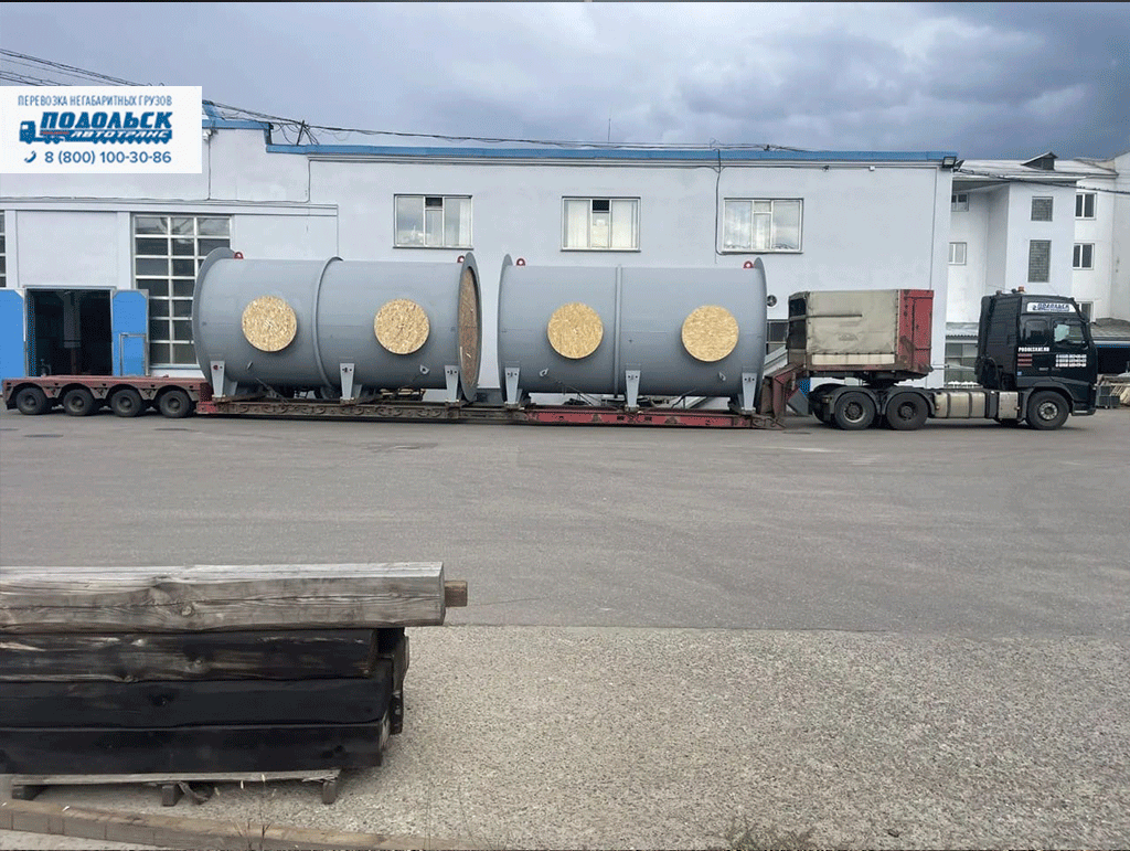 Перевозка газоходов из Тамбовской области в Курскую область