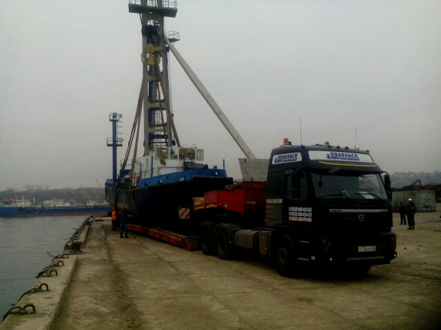  Перевозка водолазного катера Акванавт из Санкт-Петербурга в Азов