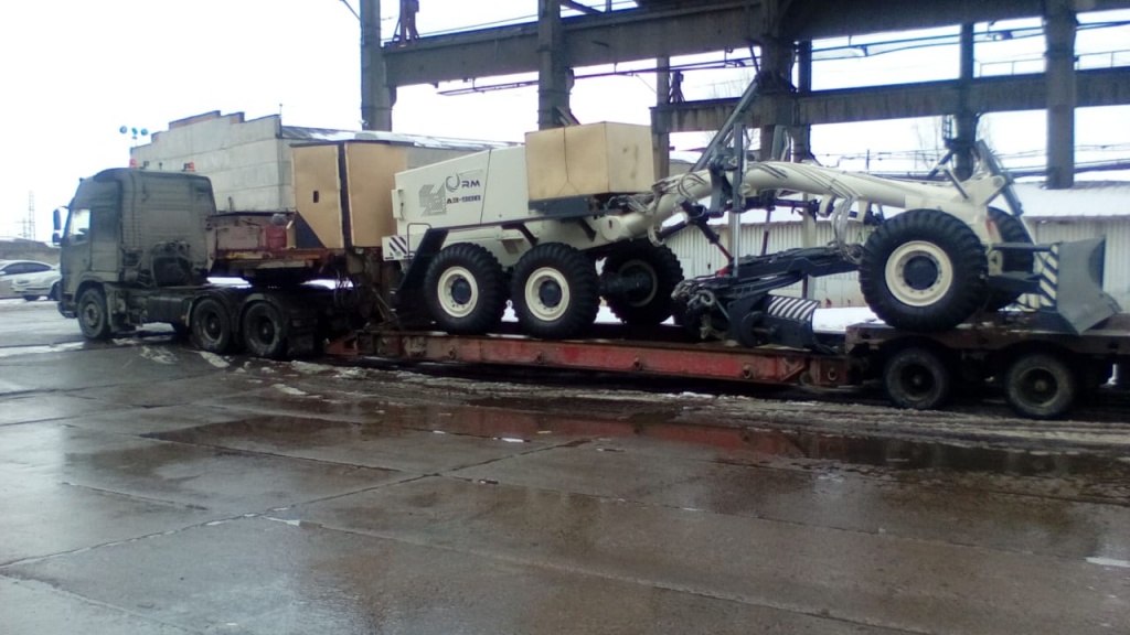 Перевозка автогрейдера ДЗ-98 из Челябинска в Калмыкию