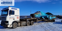 Перевозка самолета СУ-34 из Ахтубинска в Уфу