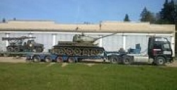Перевозка танка Т34 и Катюши БМ13 Алабино - Хотького